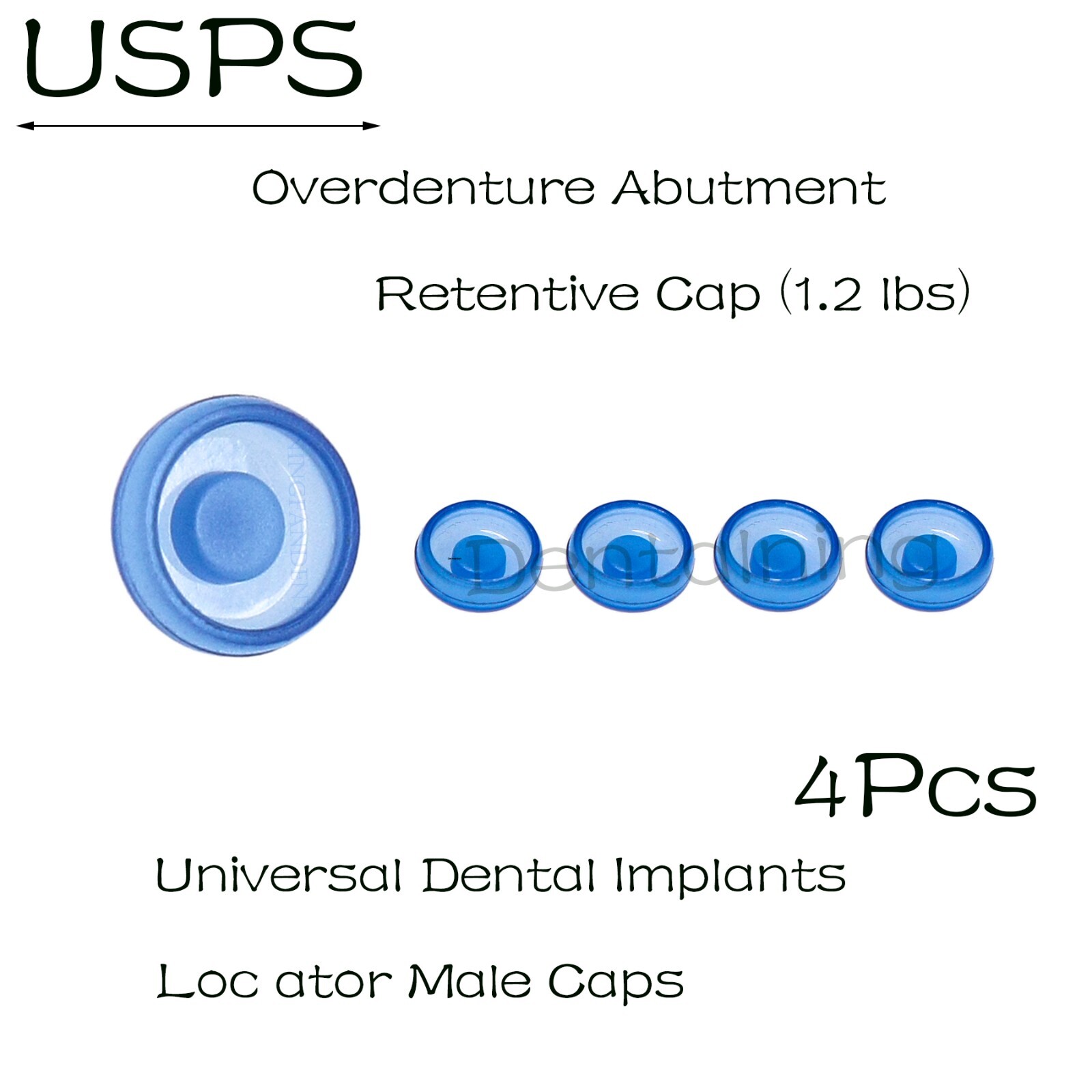 US Dental Overdenture Implant Abutment Locator Sys For Hiossen Regular 3/4/5.0mm