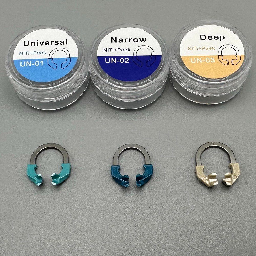 Dental Nickel Titanium Clamping Ring Matrix Bands Sectional Contoured Matrix