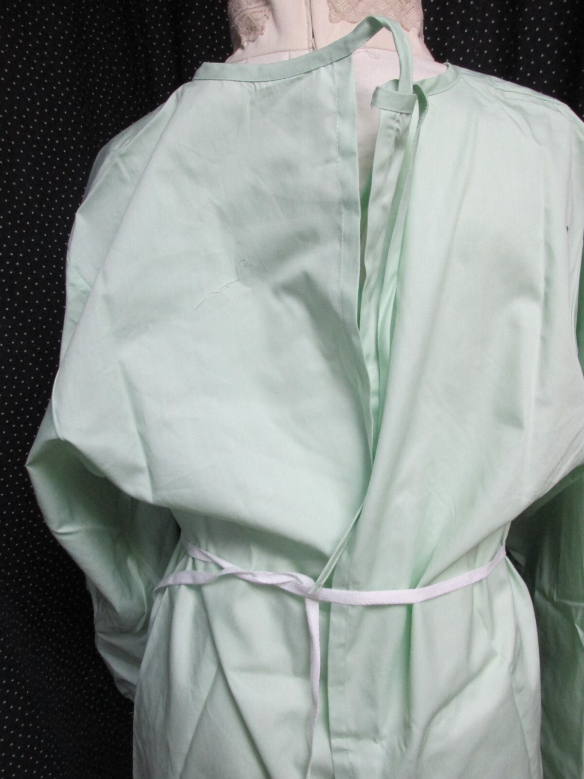 “”LONG SLEEVE, OPEN BACK, HOSPITAL GOWN”” – NEW – PATIENT, PAINTING