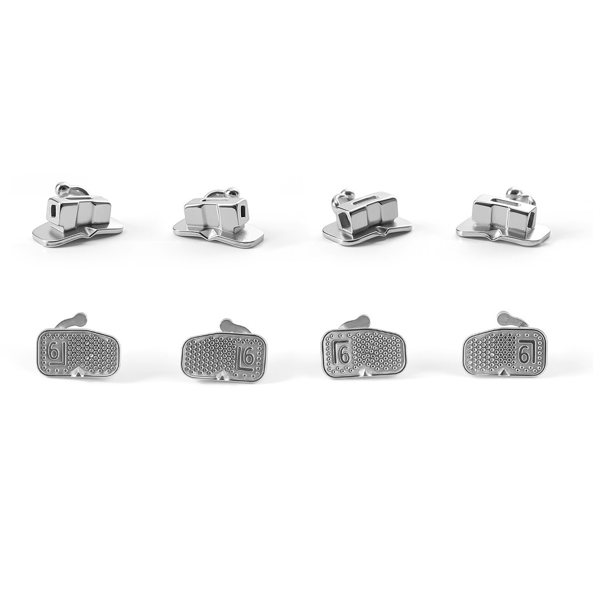 50Set Dental Tubos bucales de ortodoncia 1er 2nd molar Buccal Tubes MBT Roth 022