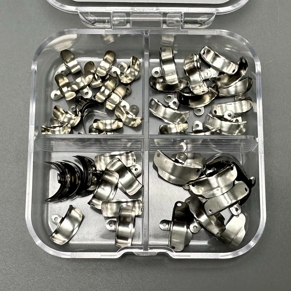 Dental Matrix Bands Ring Sectional Matrice M4 Matrix 50pcs Matrices Bands Plier