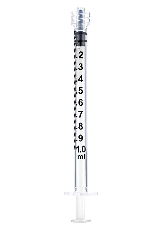 EasyTouch 1mL. Luer-Lock Syringe Barrel, 20 Count (Individually Packed)