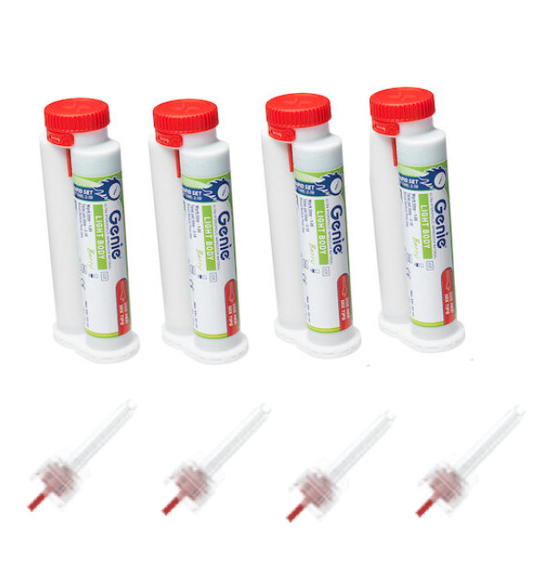 Genie VPS Impression Material Berry Flavor 50mL Cartridges (All Set Time)