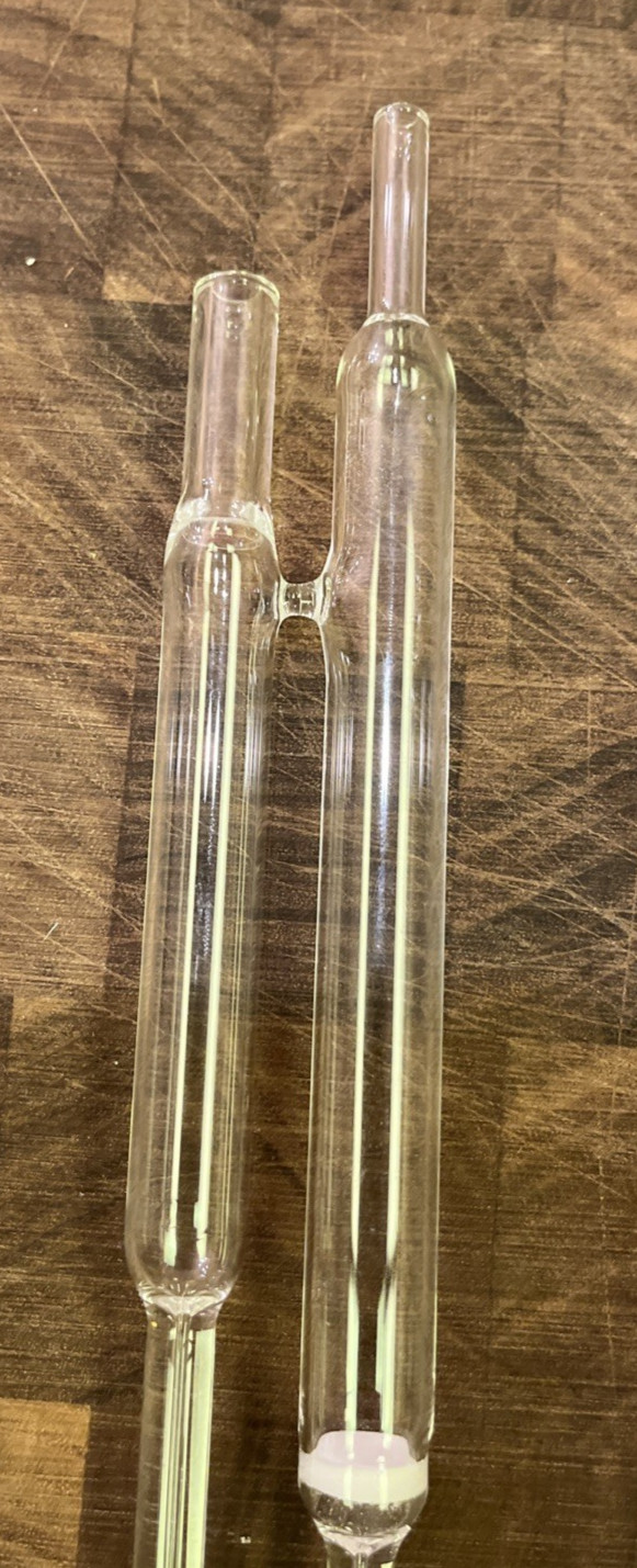 Unbranded Glass U-Tube Trap Distillation Condenser Cold Finger