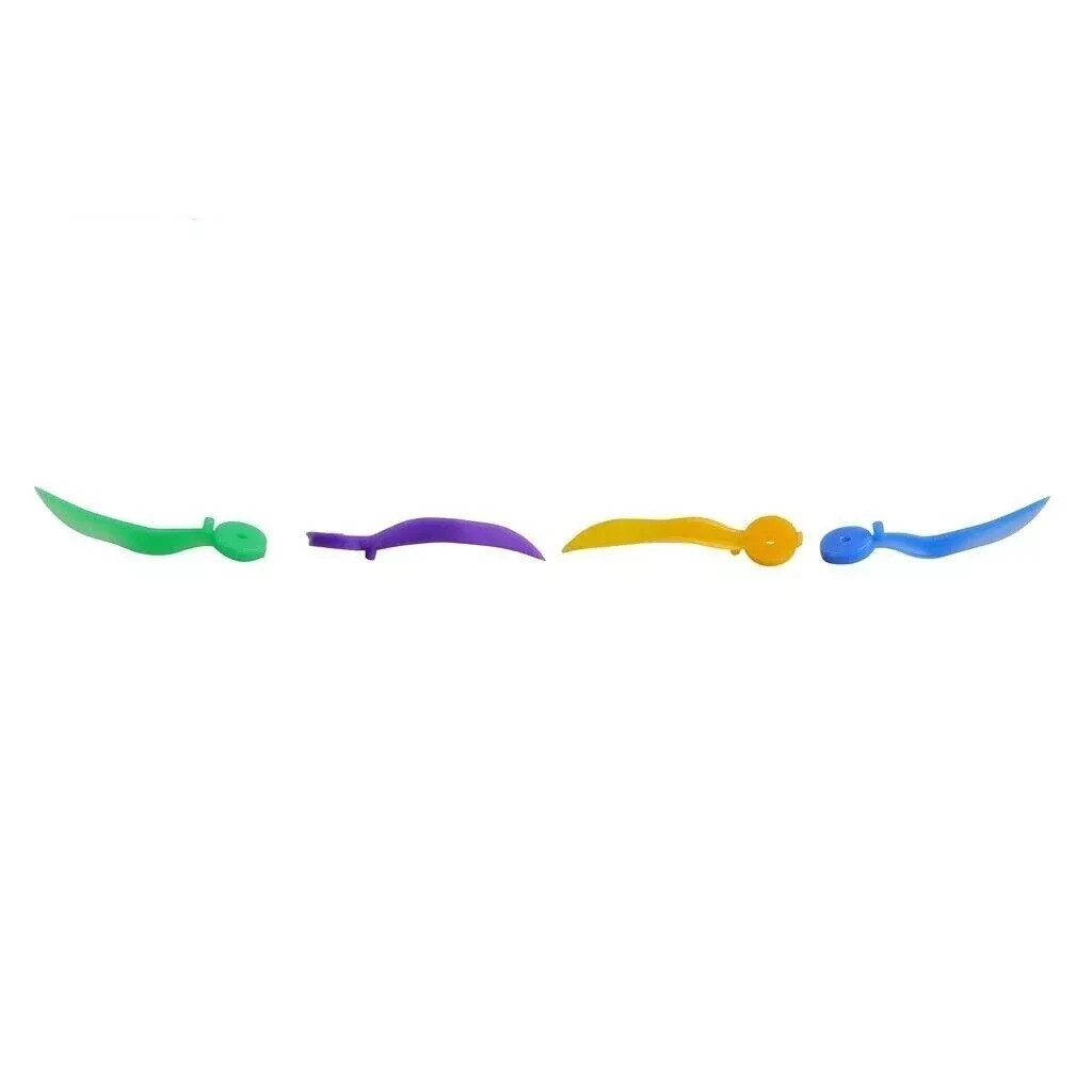 100 Pcs/Box Disposable Plastic Wave Shape Dental Wedges Teeth Wedge Tooth Gap