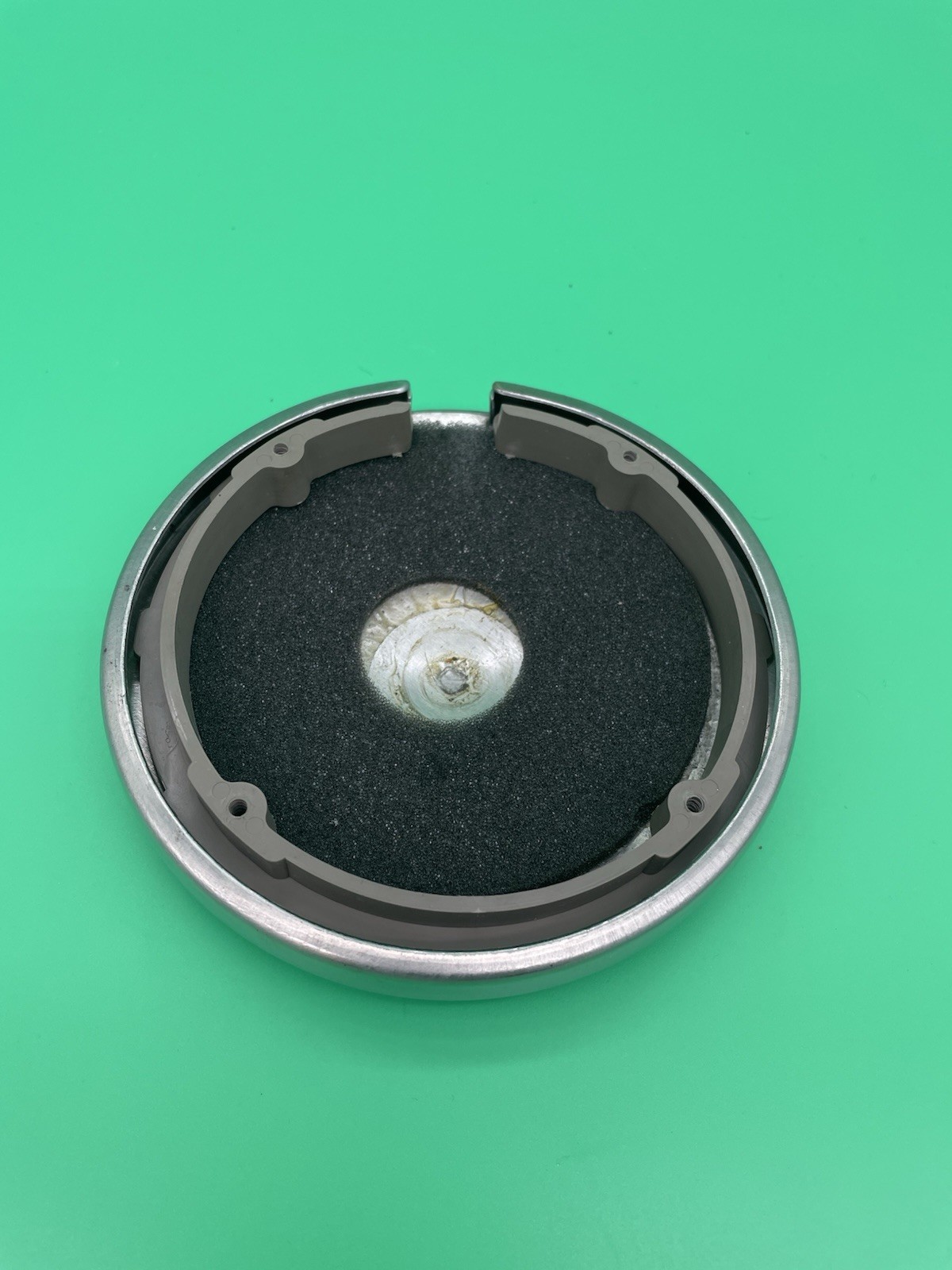 Used DCI # 6070 Dental Foot Control Cover Plate Silver Chrome