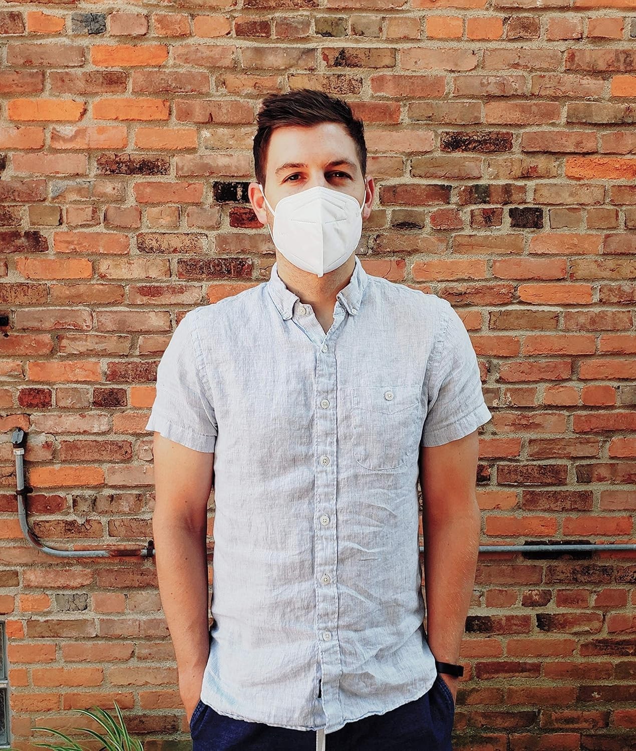 KN95 Disposable Masks – 5 Pack, Breathable and Comfortable with 95% Filtration