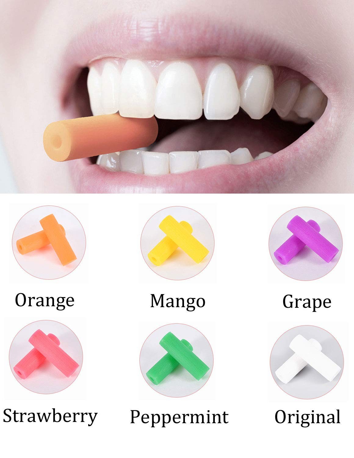 24 Pcs Colorful Orthodontic Aligner Chewies for Aligner Chompers Aligner Tray…