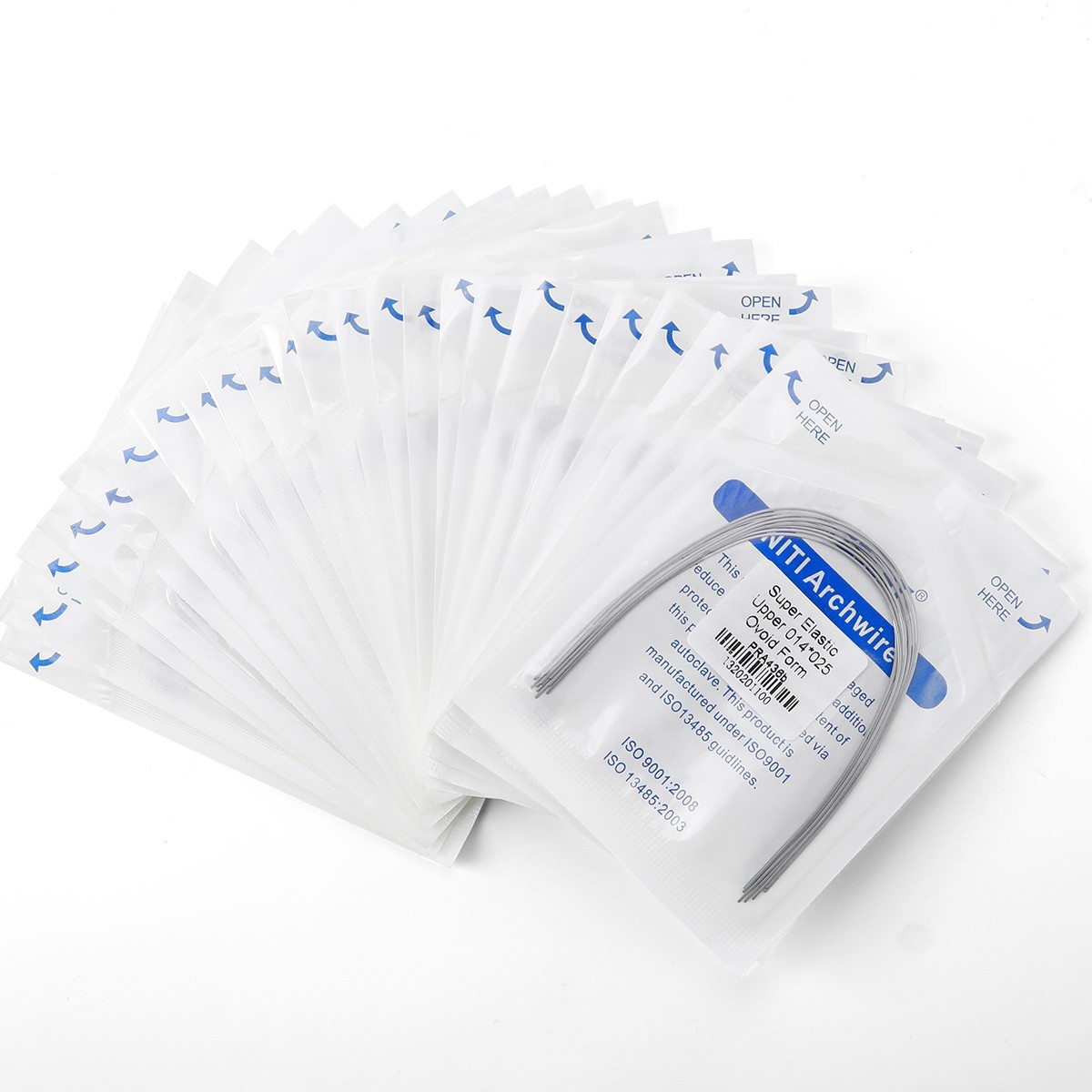 Dental Orthodontic Stainless Steel Natural Rectangular Arch Wire AZDENT 10PCS/PK