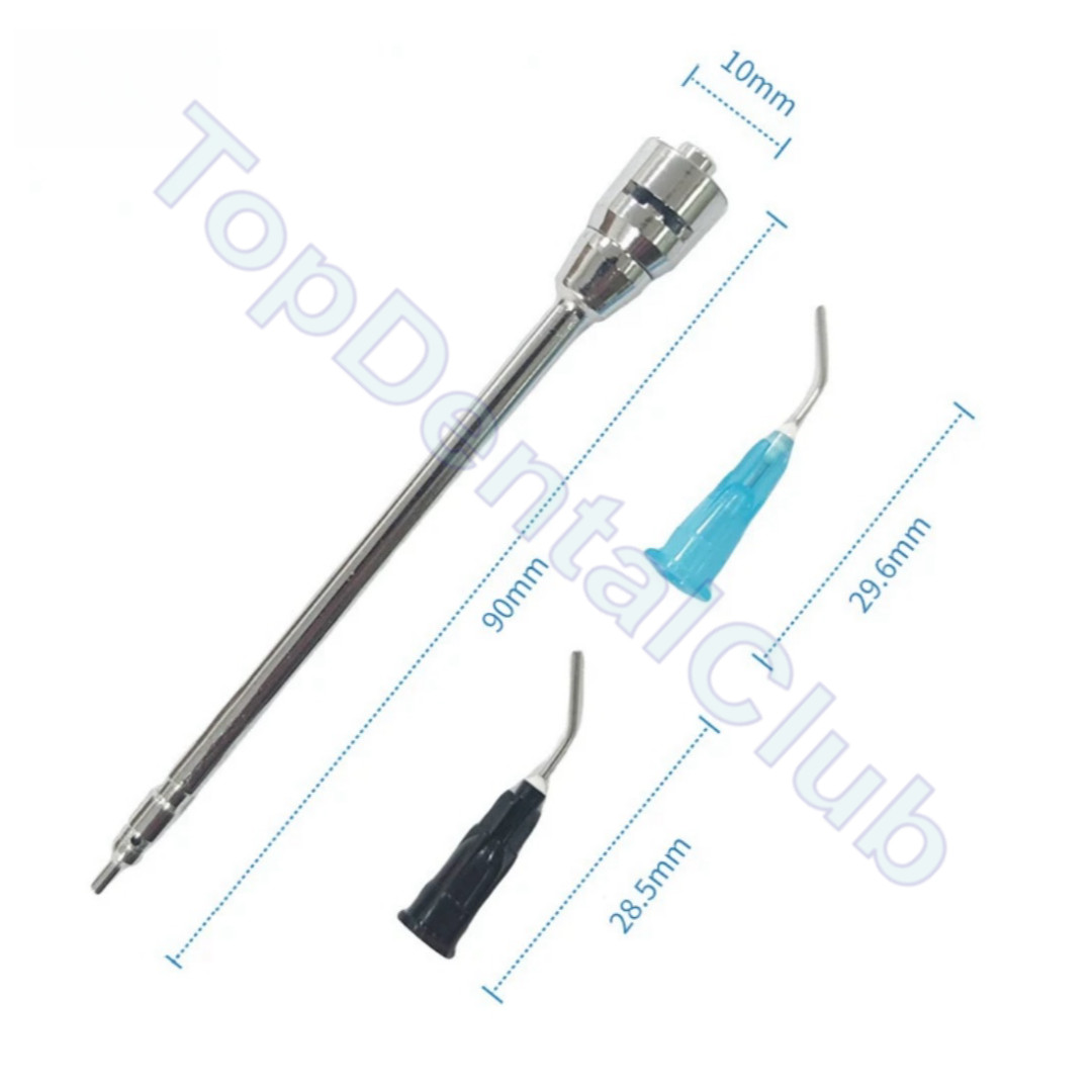 Dental Kerr Stropko Style Air Water Syringe Irrigator Irrigation Tips 3-Way Gun