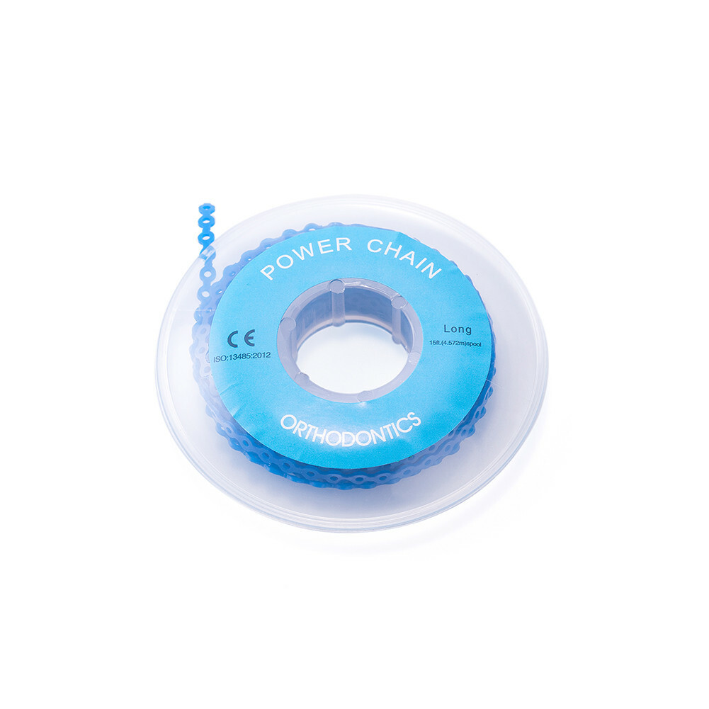 Dental Power Chains Ortho Elastic Ultra Spool Closed/Short/Long For Wire Braces