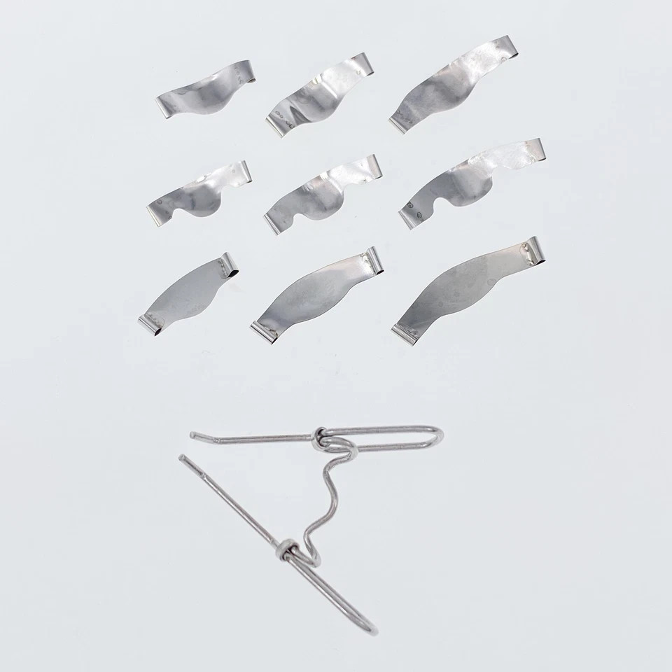 Dental Saddle Contoured Metal Matrices Matrix Band/Springclip 20Pcs/Pack