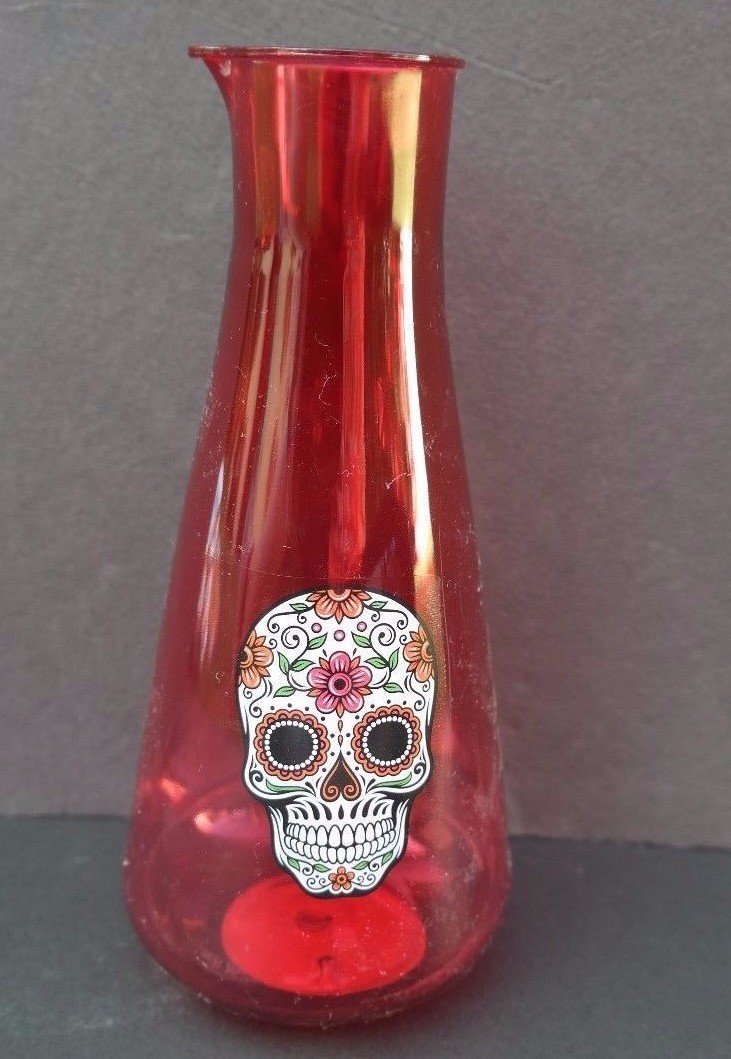 Halloween Red Day Of The Dead Laboratory Glassware Science Lab Chemistry Beaker