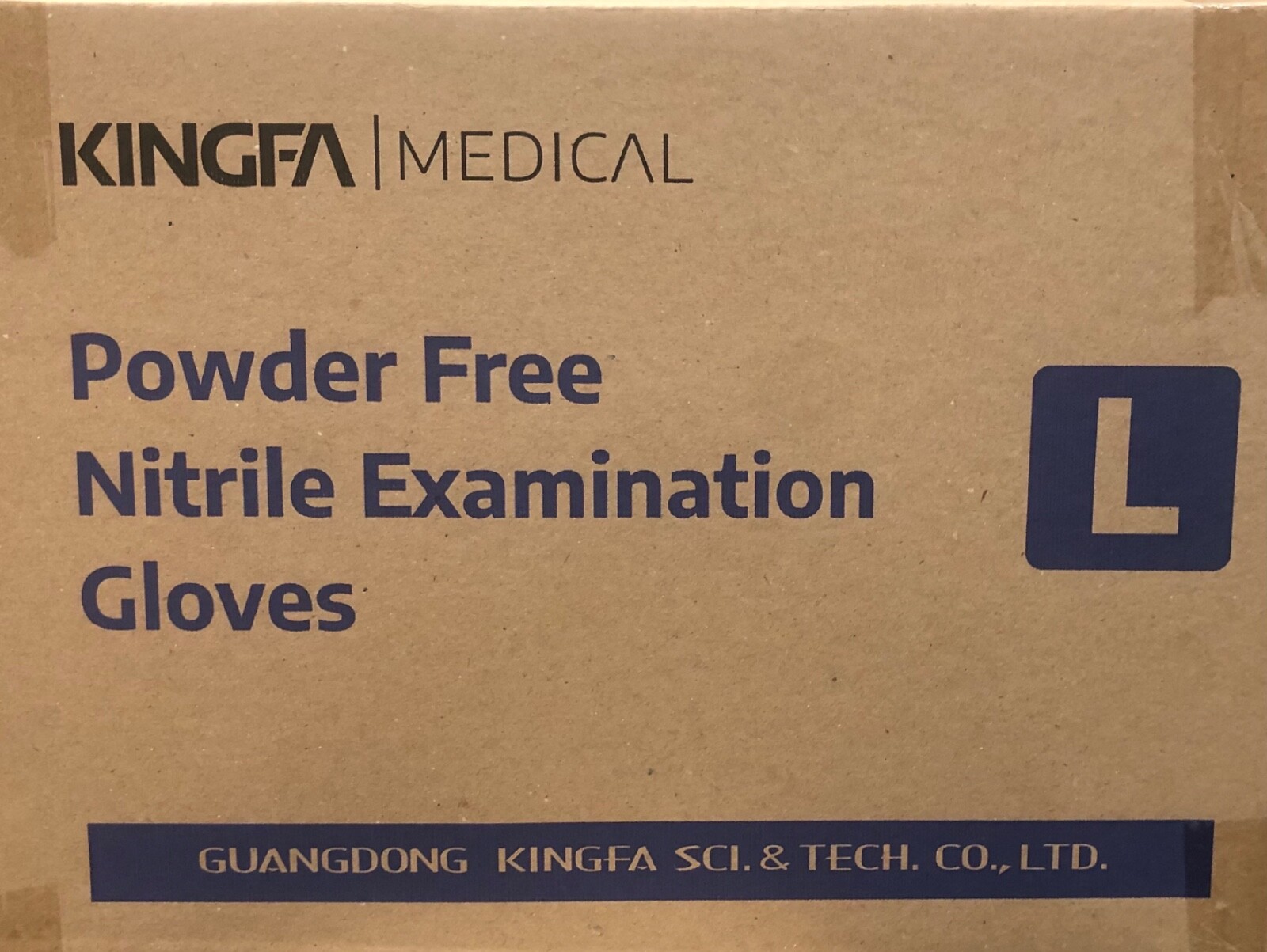 MEDICAL Powder Free NITRILE Examination Gloves, Large, 1000/CS