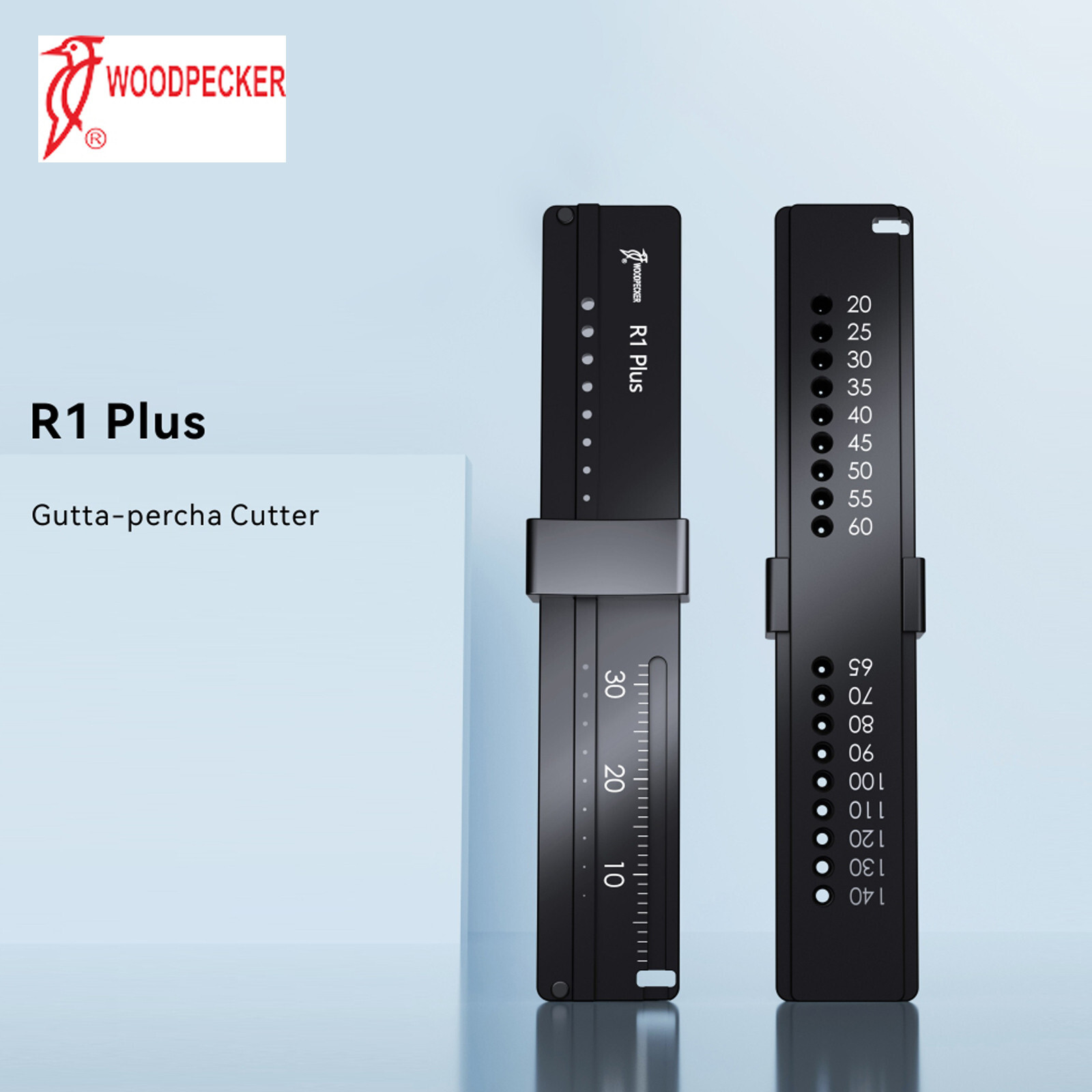 Woodpecker R1 Plus Gutta Percha Cutter, 30mm Measuring Ruler Points Cutter