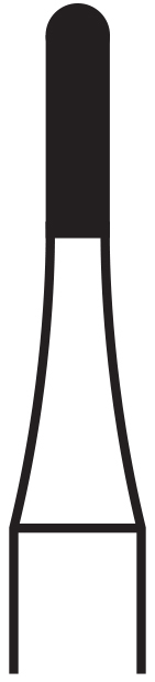 SUPÉR Operative Carbide FGSS1557, Short, Made in Canada 10 Burs