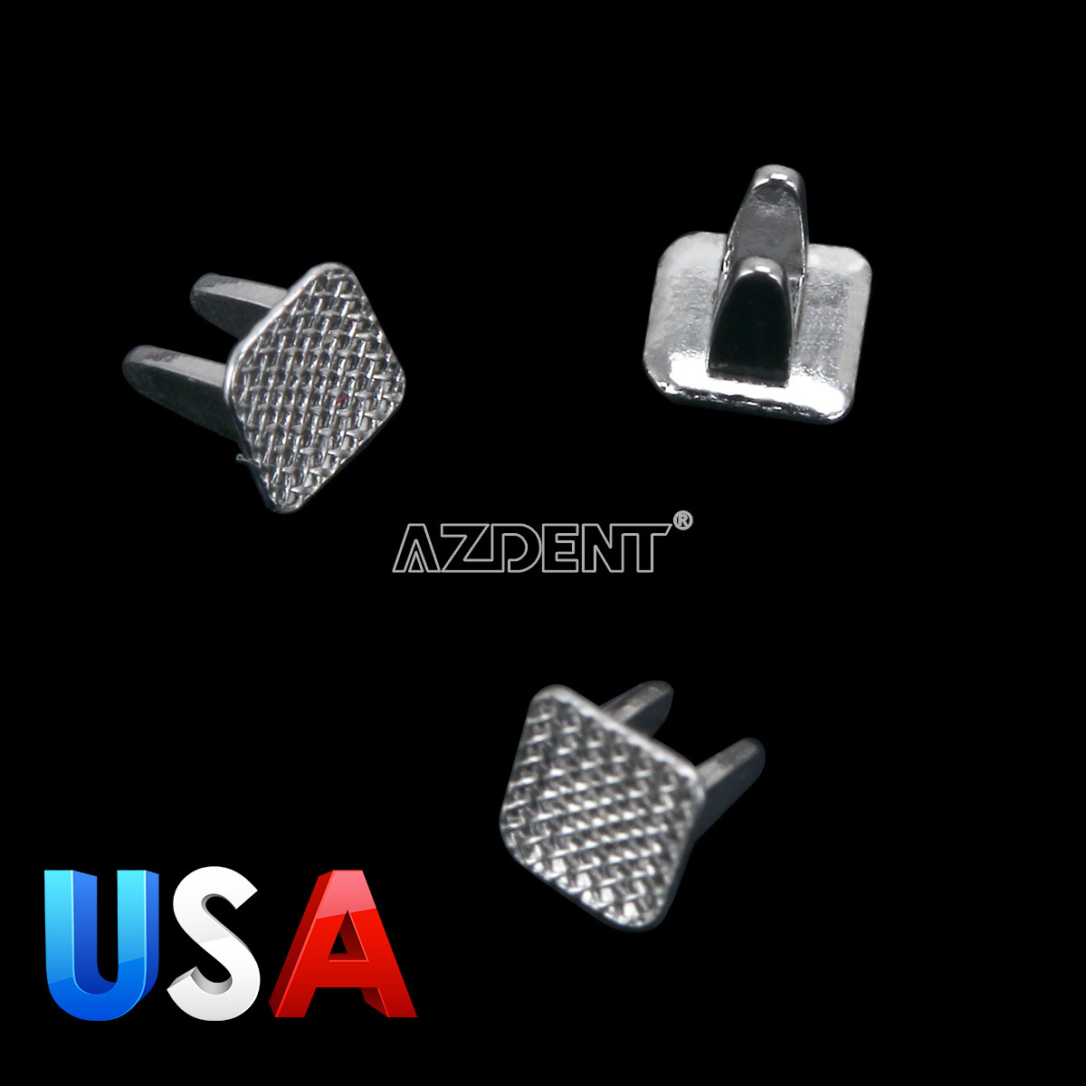 50Pcs Dental Orthodontic Bite Turbos Opener Teeth Tongue Bondable Hinge Button