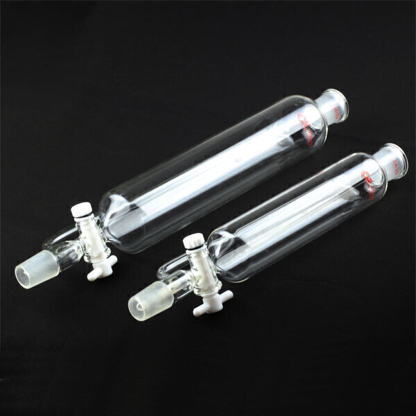25ml-500ml Funnel PTFE Stopcock receiver Glassware Laboratory Organic