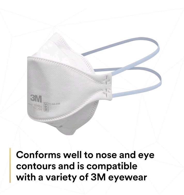 50 Pack! 3M Aura 9205+ N95 NIOSH Approved Particulate Respirator Face Mask