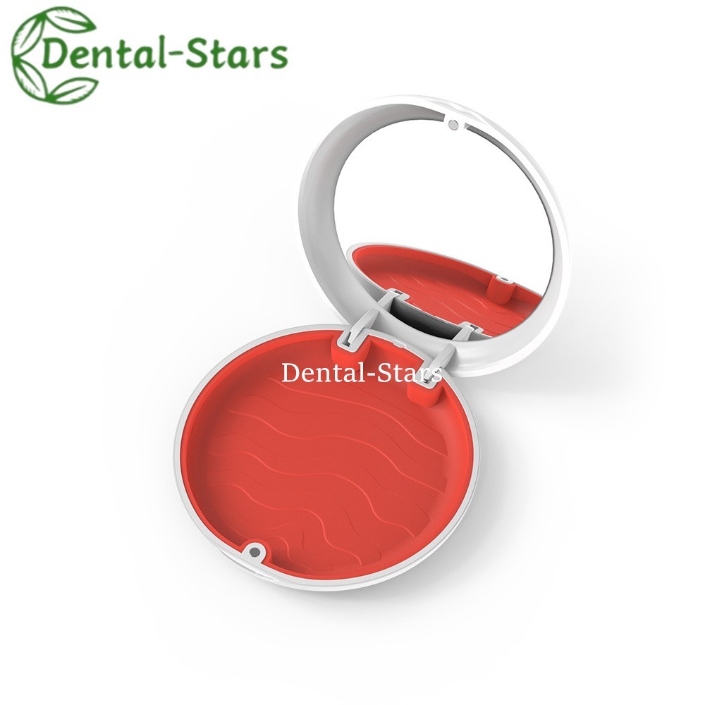 Dental Retainer Box Braces Orthodontic Aligner Case Magnetic Mouth Guard Box