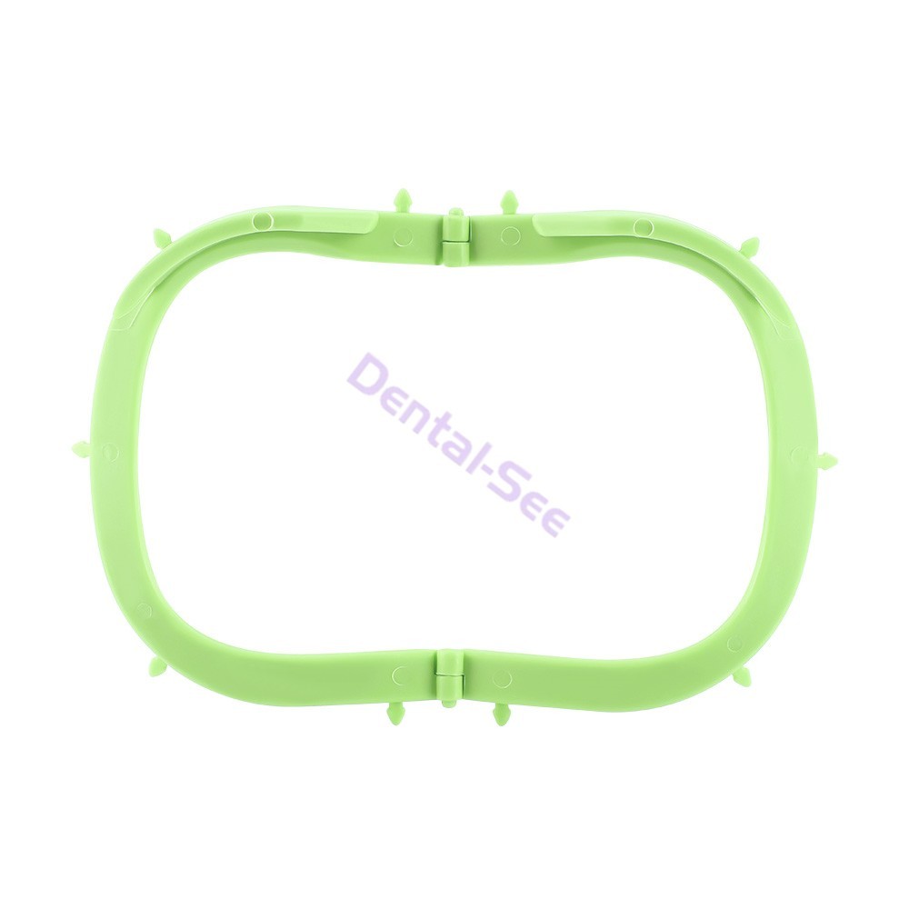 Dental Rubber Dam Frame Sheets Bracket Foldable Oral U-Shaped Barrier Tools