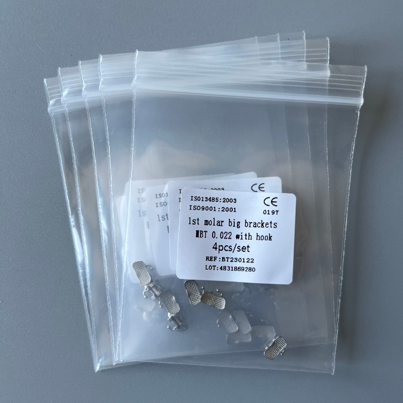 20Kits Dental 1st Brackets Molar Wide Big Bracket Orthodontic Roth MBT Edg 022 H