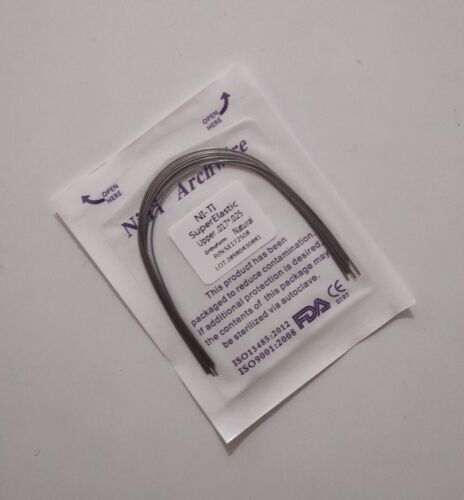 10Bags Dental Ortho Niti Super Elastic Ovoid/Natural Rectangular/Round Arch Wire