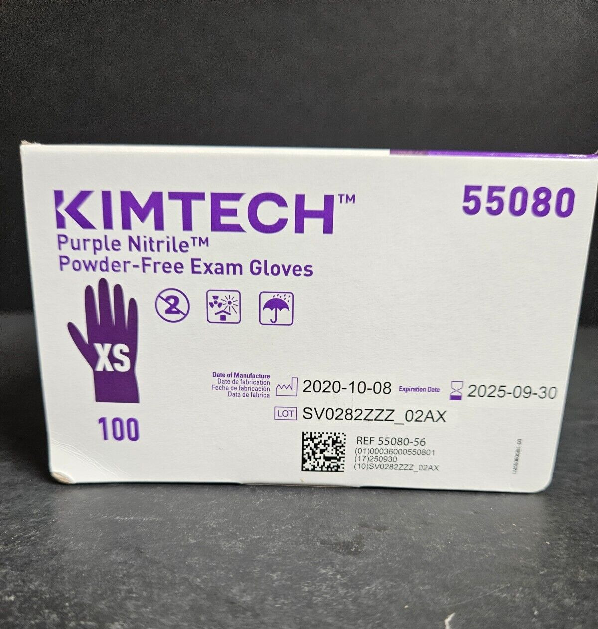Kimtech Nitrile Gloves Extra Small Powder Free 10 Boxes with 100 Gloves Each