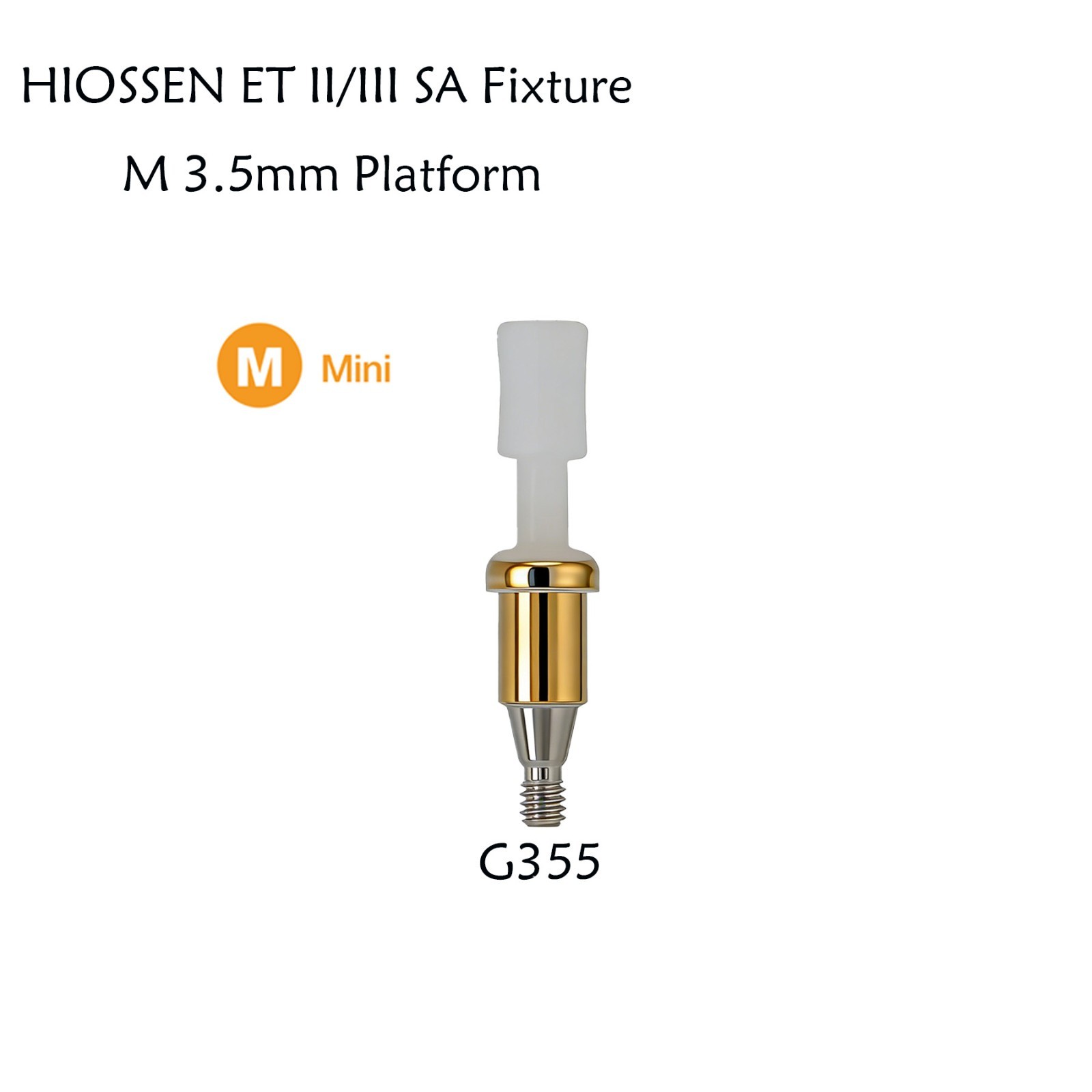 Hiossen Implant Locator Titanium Abutment 3.7mm Dia 1-7.0 mm Height Mini/Regular