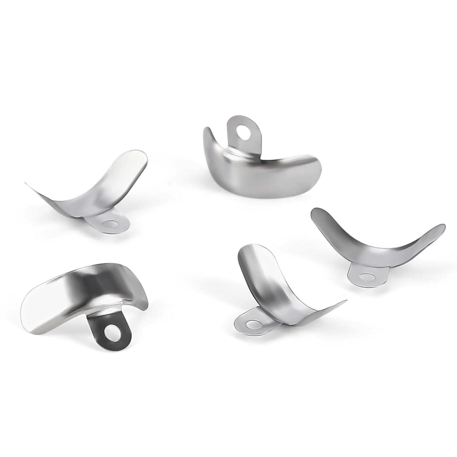 JMU Dental Matrix Bands Ring Sectional Matrice Clamp 3.5-6.5mm 50pcs/box
