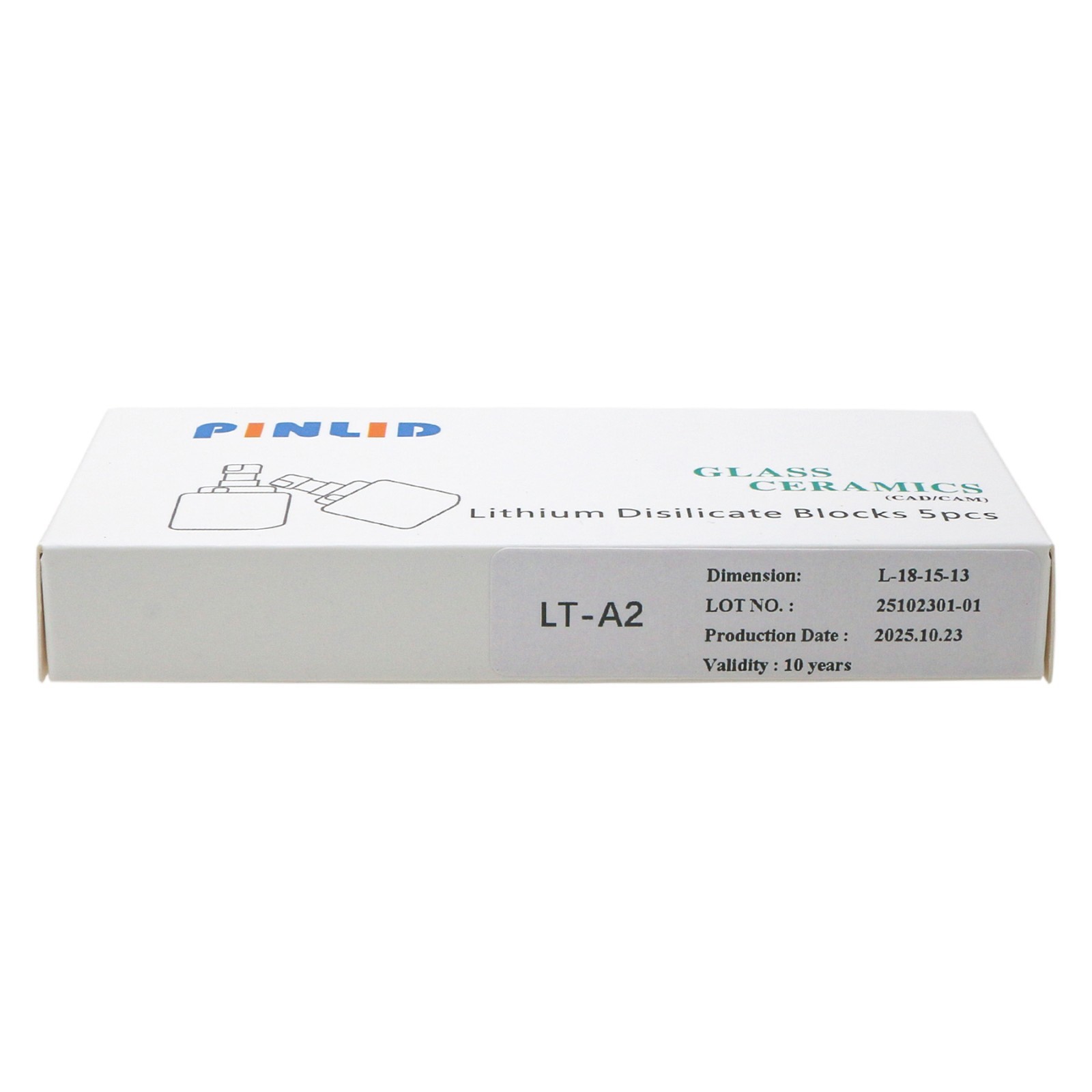 US LT C14 A2 Shade Lithium Disilicate Glass Ceramic Blocks for CEREC CAD/CAM
