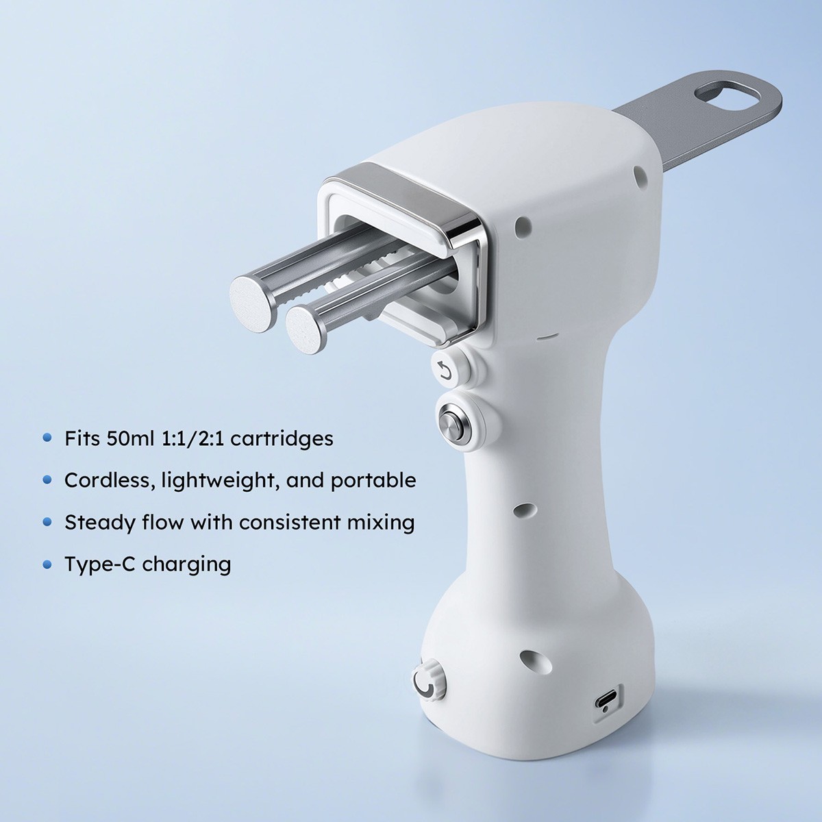 Dental Electric Impression Mixing Dispenser Gun 50ml 1:1/2:1/Impression Material