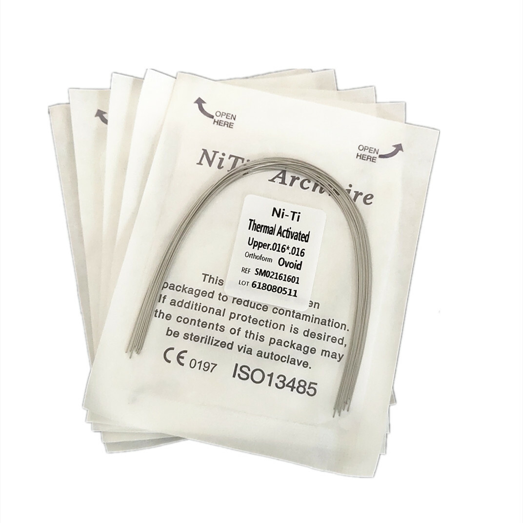 20Packs Dental Orthodontic Heat Thermal Activated Niti Rectangular Arch Wires