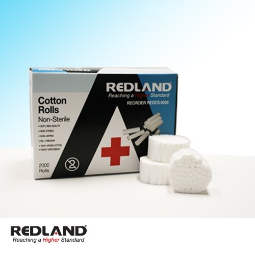 Dental Medical Vet Beauty COTTON ROLLS #2 MEDIUM Non-Sterile –