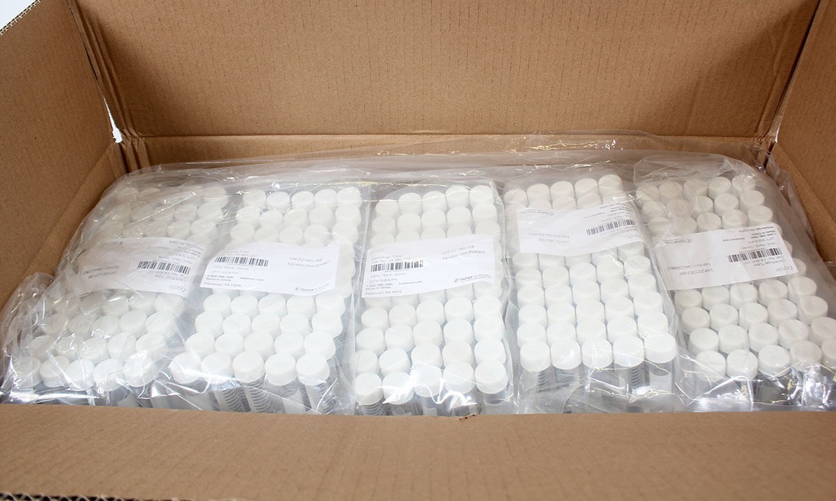 Fisher Scientific 14-955-237 15mL Sterile Conical Centrifuge Tubes, 100pcs