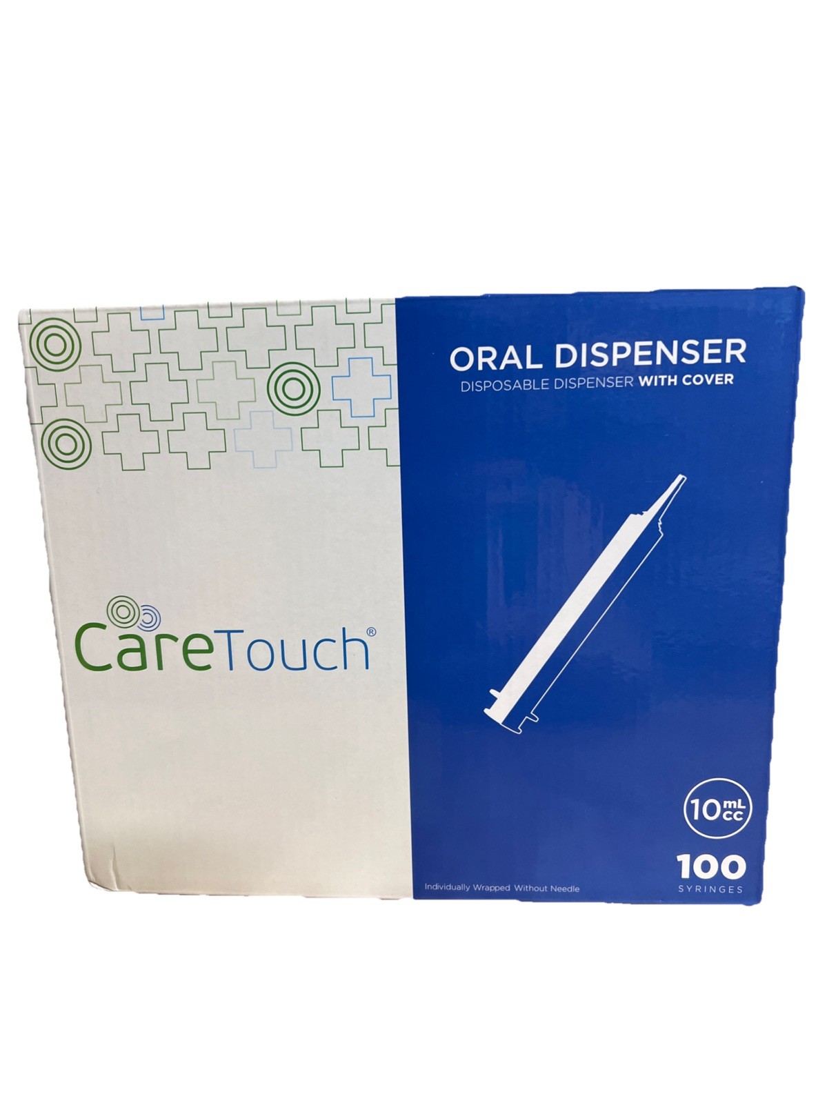 CareTouch Oral Dispenser – disposable dispenser wit cover – 100 syringes