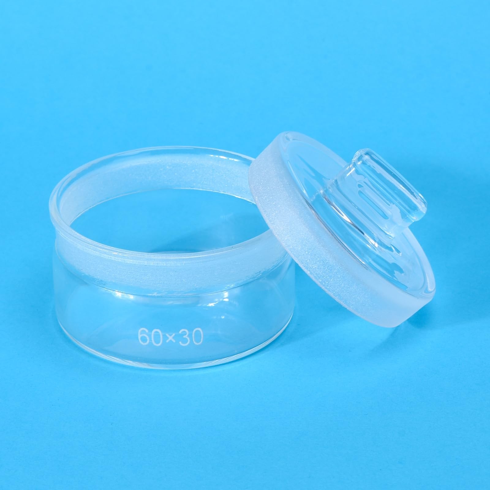 Glass Weighing Bottle Low Form Transparent Laboratory Storage Flask for Hygro…