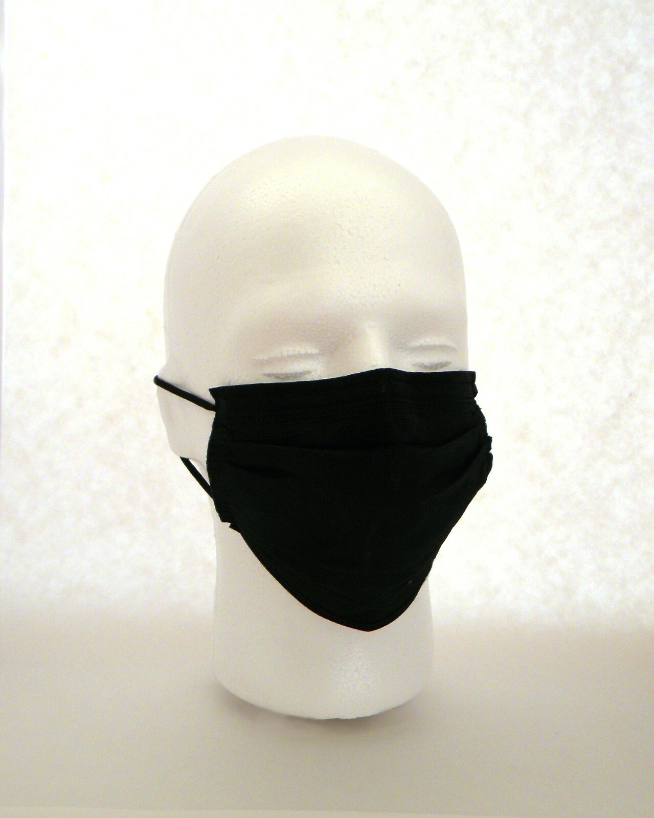 Disposable Face Masks 4 Ply Ear-Loop (BFE 99%) Black Color 50 pcs
