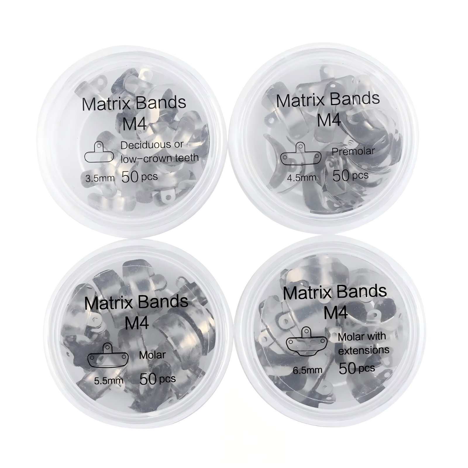 Matrix Bands Ring Dental Sectional Matrice Clamp Fit Garrison Palodent V3 System