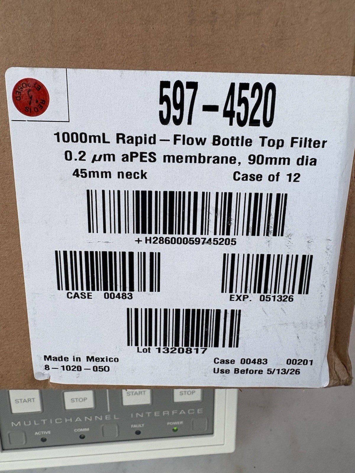 Thermo Scientific Nalgene Rapid-Flow Sterile Disposable Bottle Top 597-4520