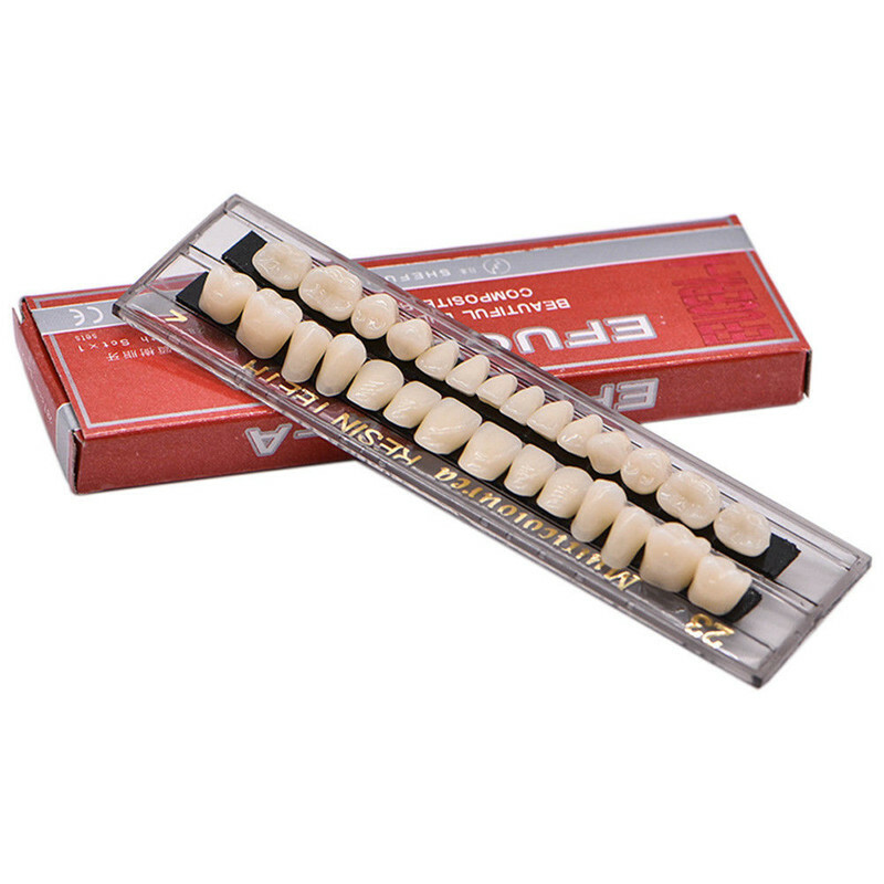 15 Sets Denture 23# Shade A2 Acrylic Resin Full Set Teeth Upper Lower Dental US