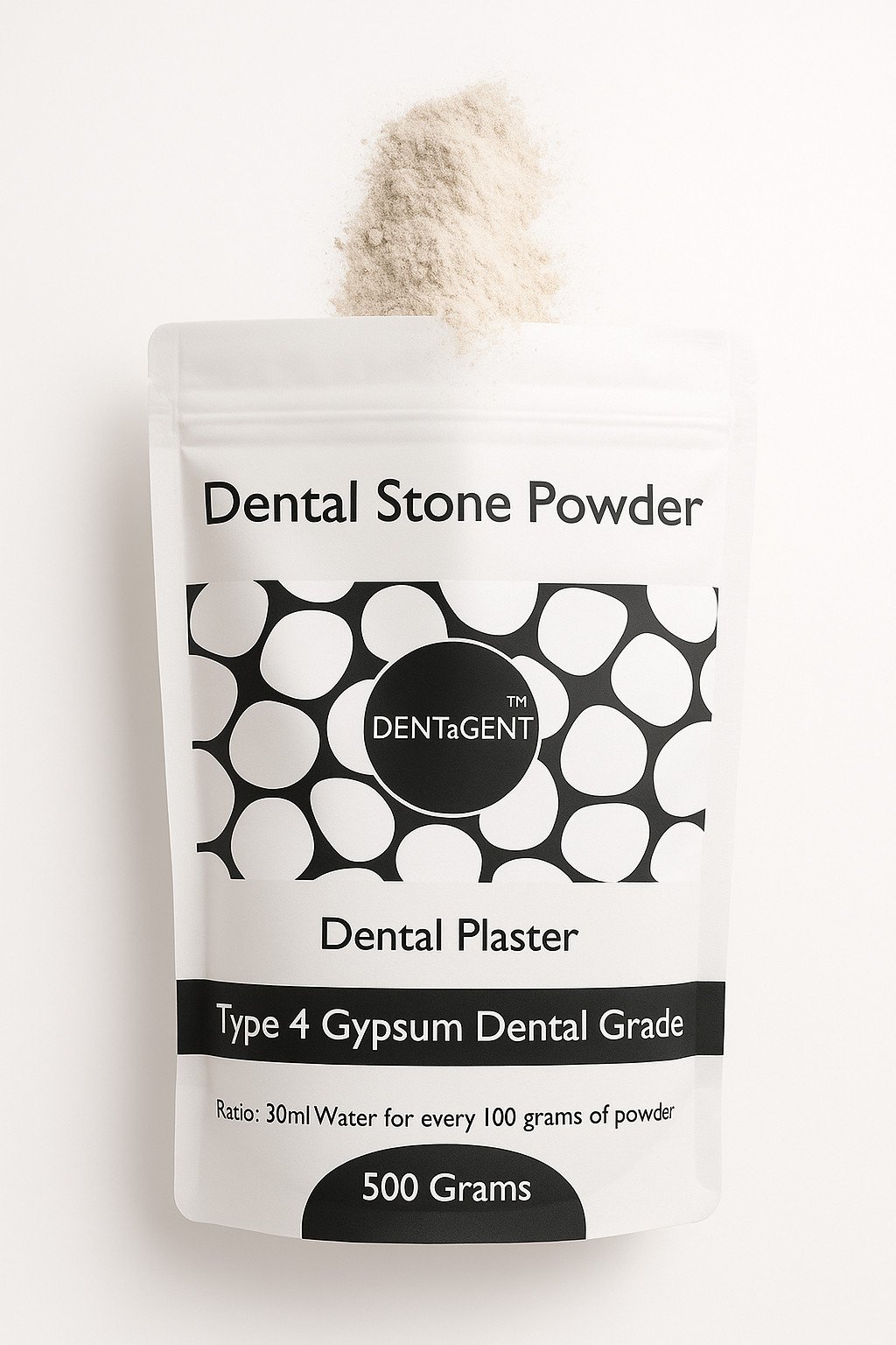 Dental Stone Plaster Powder Gypsum Type 4 IV 500 Grams Dieston Casting Composite