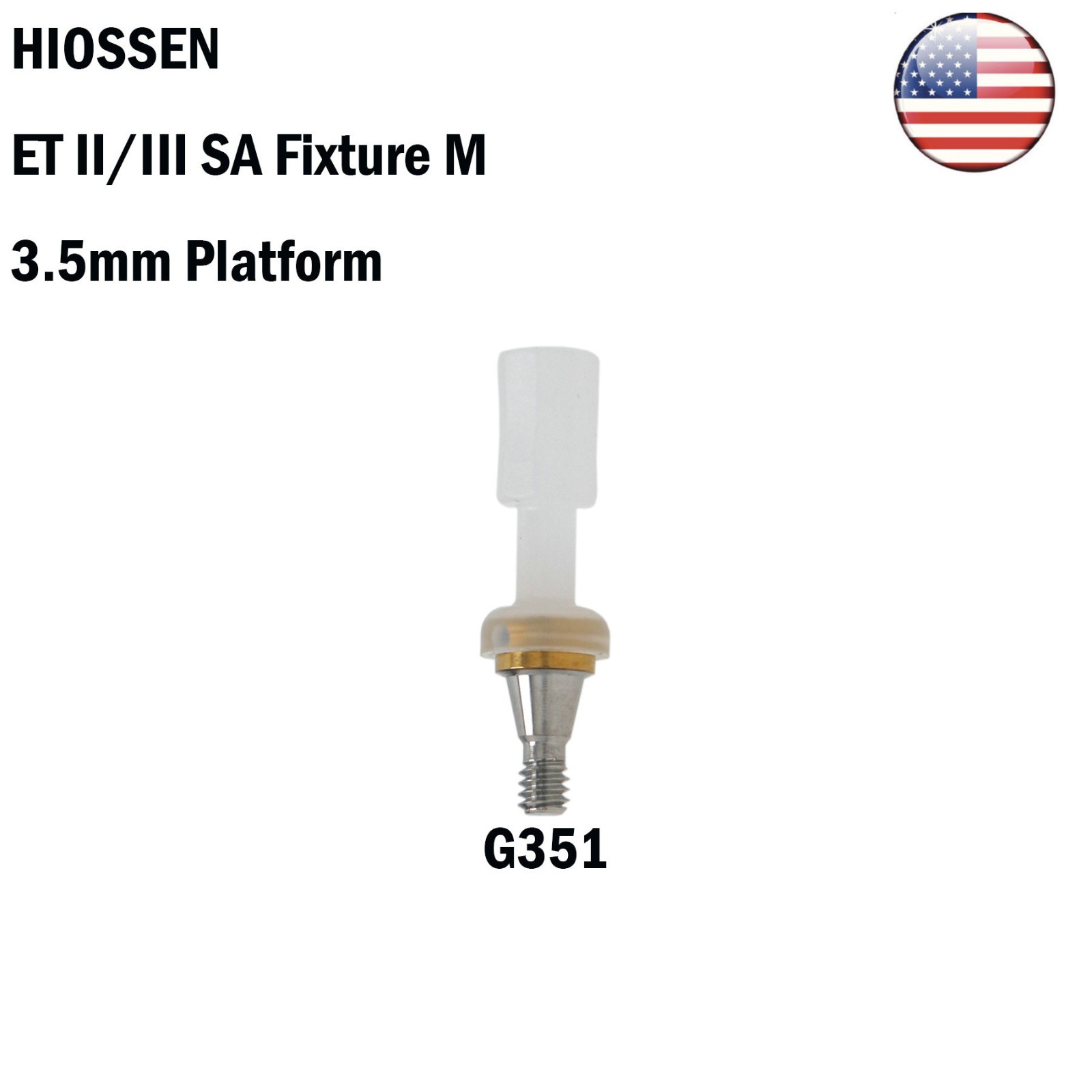 Dental Locator Abutment Attachment for Osstem Hiossen Mini Regular GH1/2/3/4/5/6