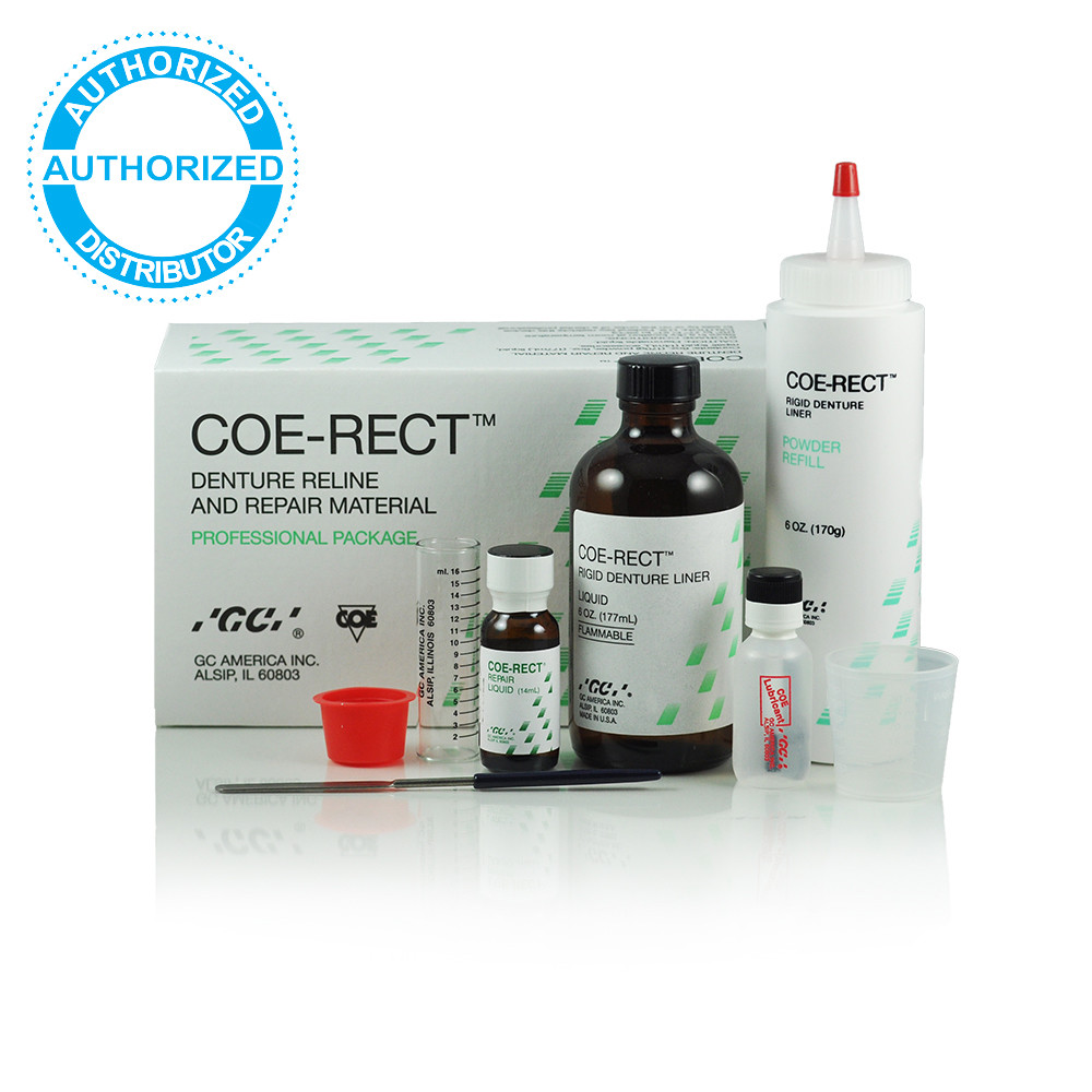GC COE-RECT Hard Denture Reline & Repair Material 343001 343002 343091 343092