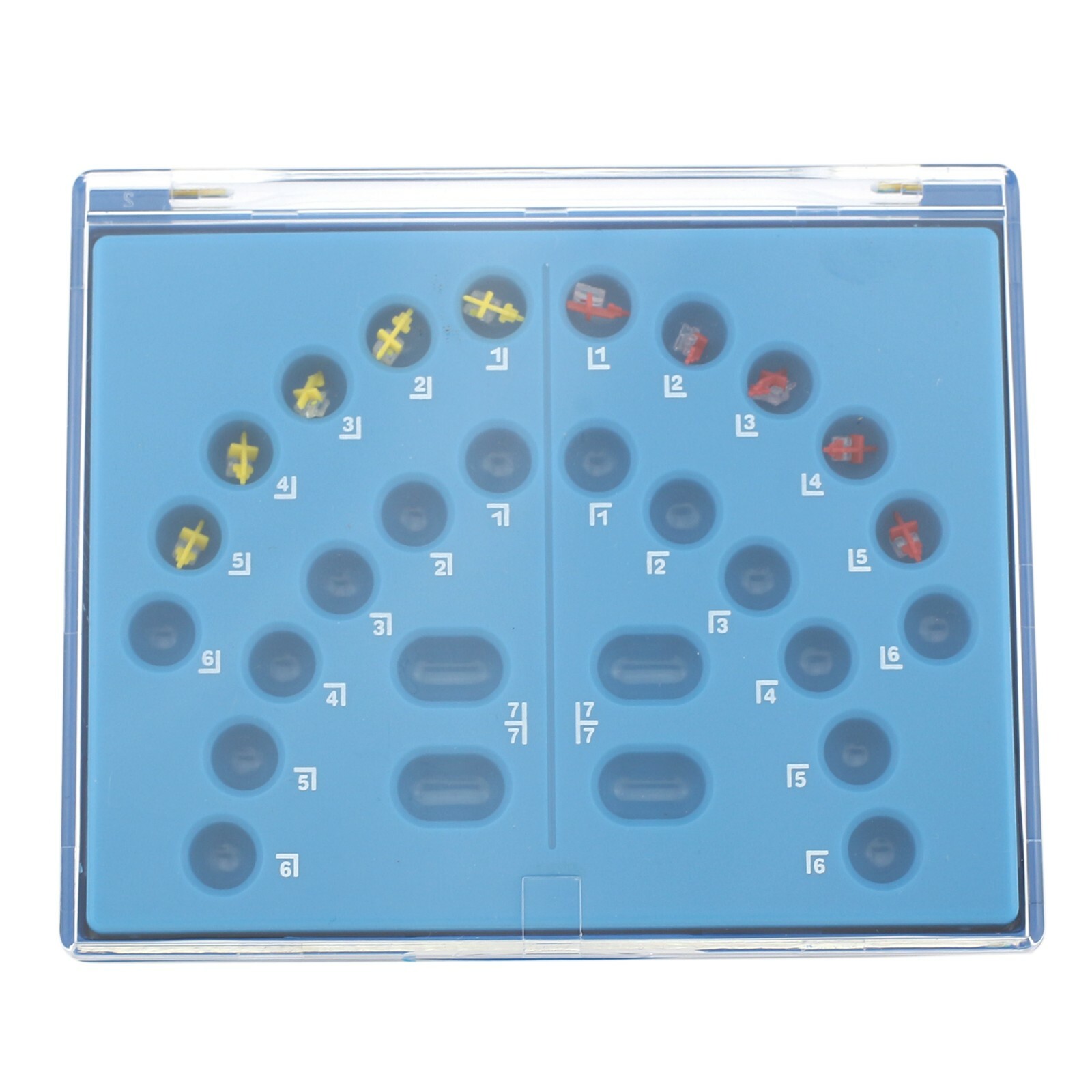 Orthodontic Sapphire Bracket Monocrystalline Aesthetic Brace Roth 022 3w/h Upper