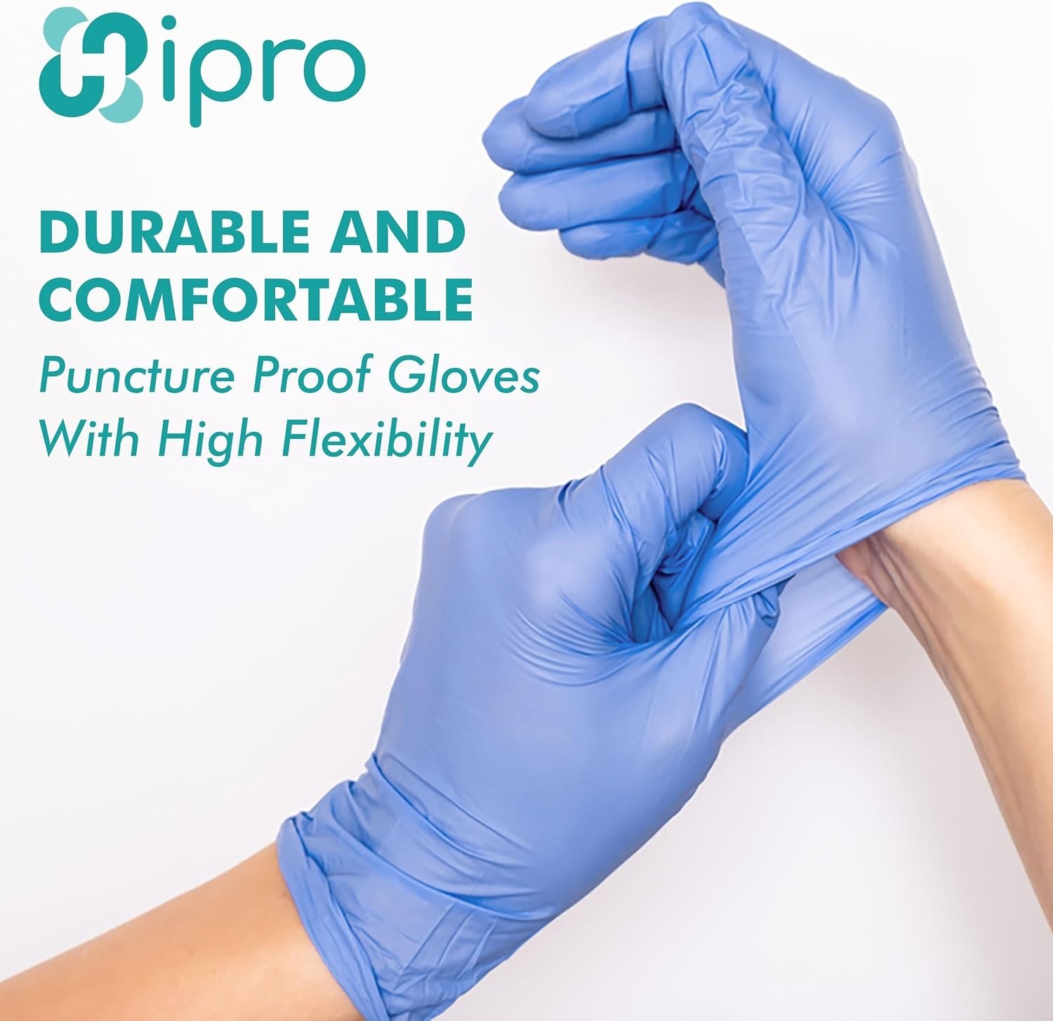 Ambidextrous 4 Mil Disposable Nitrile Gloves – Durable and Waterproof, 100 Count