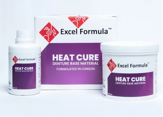 Excel Dental Superior Quality HEAT CURE Denture Base Material – PACKS & SHADES