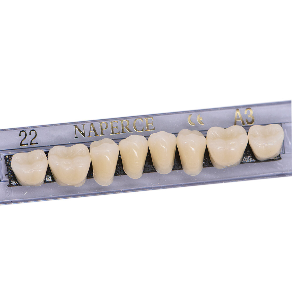168Pcs Dental Acrylic Resin Denture 22#A3 Full Set Teeth Upper Lower Shade Tooth