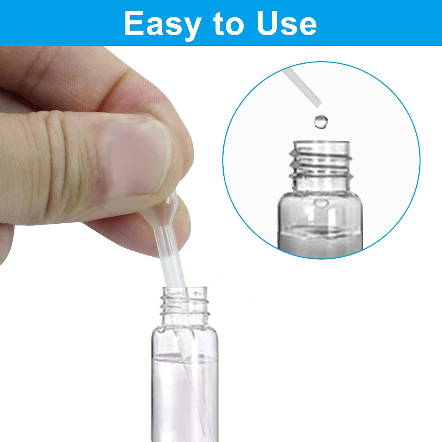 200 Pieces 0.2 Ml Disposable Graduated Transfer Pipettes, Clear Plastic Eye