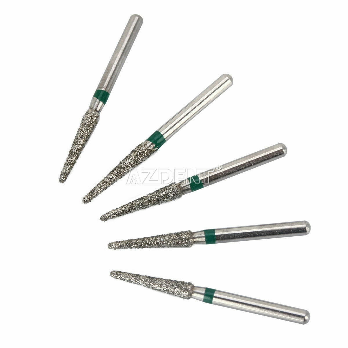 5Pcs/Box AZDENT Dental Diamond Burs FG1.6mm Tooth Drill For High Speed Handpiece